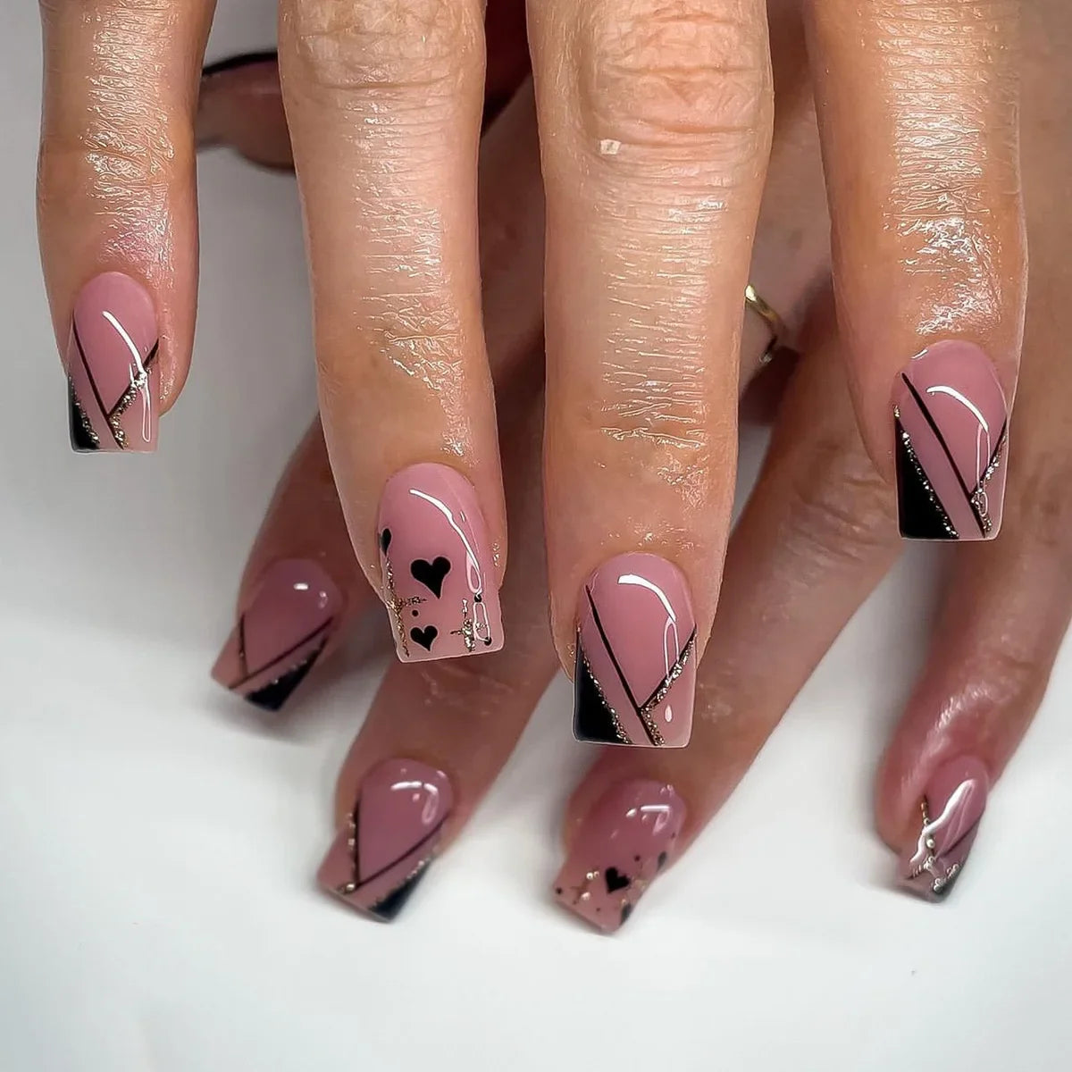 Charming Bow French Ballet Press-On Nails