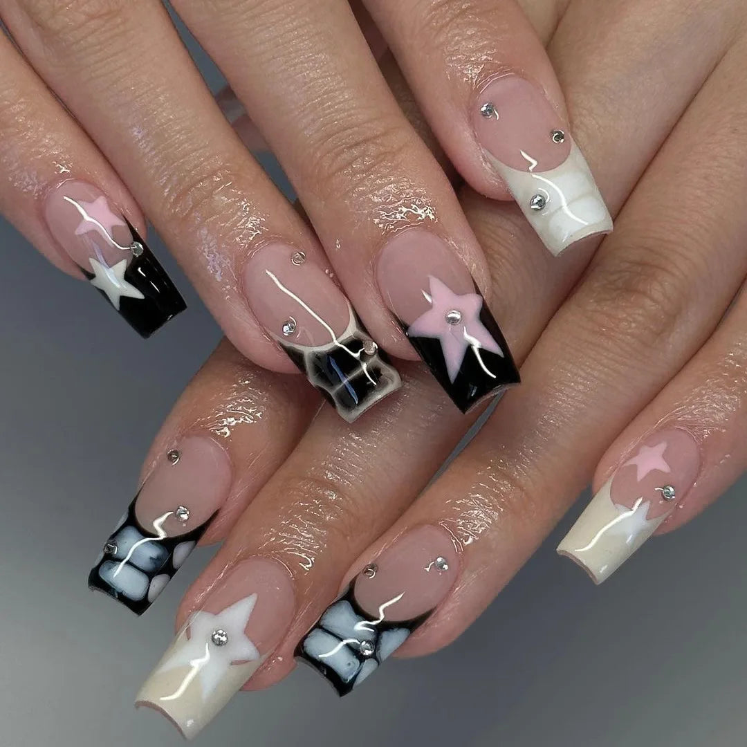 Charming Bow French Ballet Press-On Nails