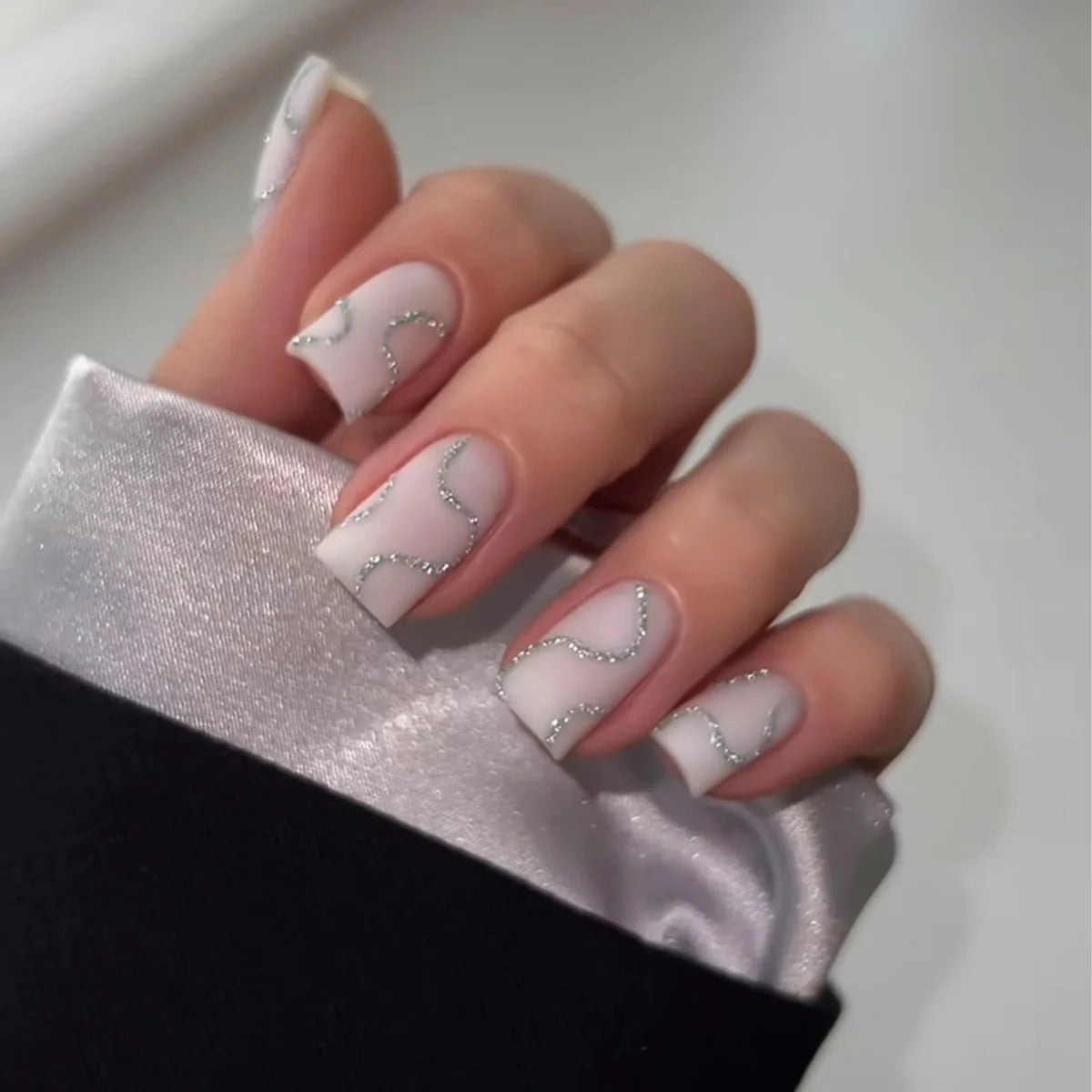 Charming Bow French Ballet Press-On Nails