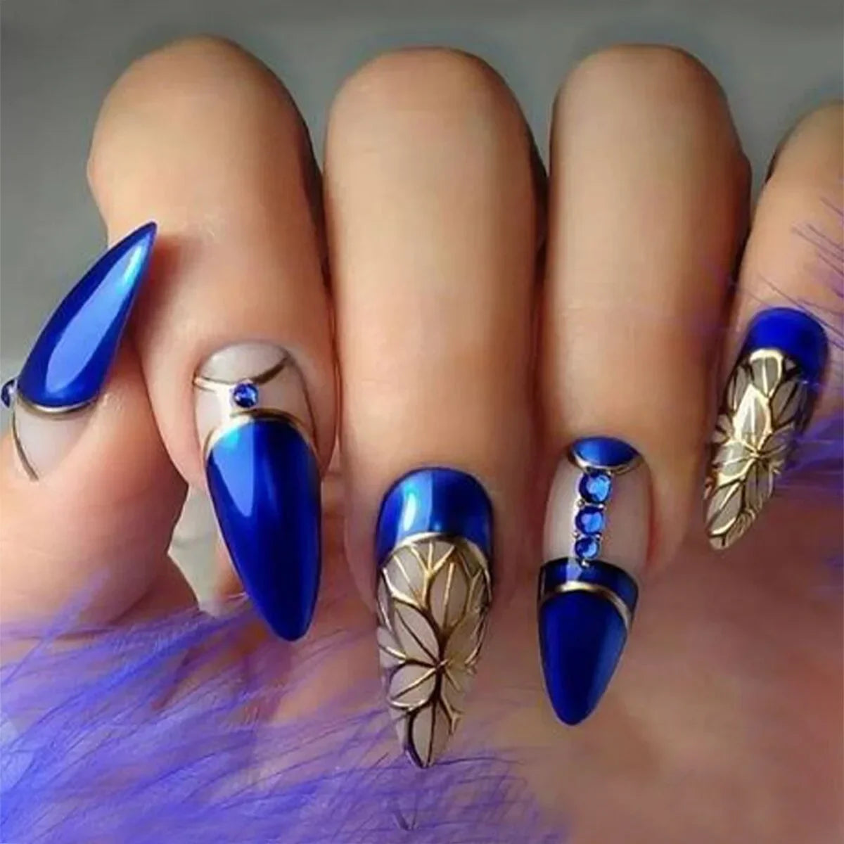 Chic Almond Press-On Nails