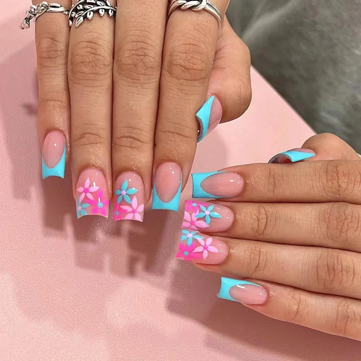 Charming Bow French Ballet Press-On Nails
