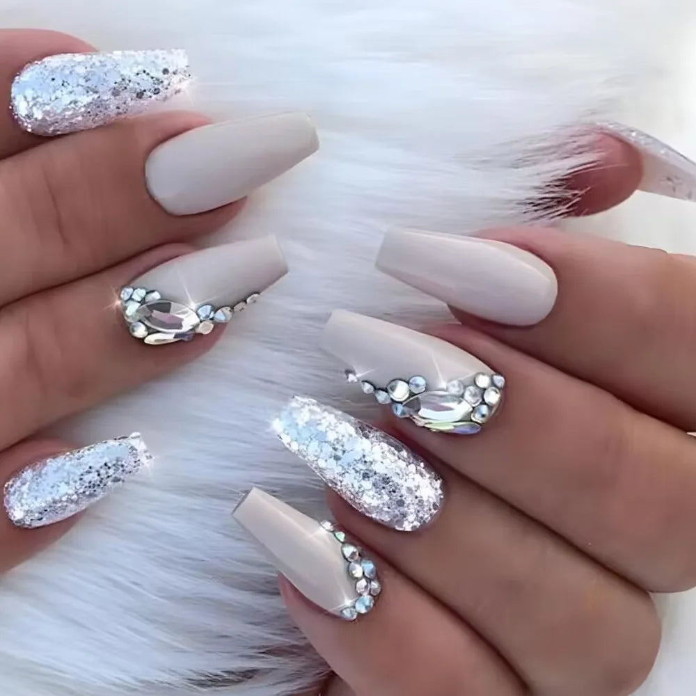 Charming Bow French Ballet Press-On Nails