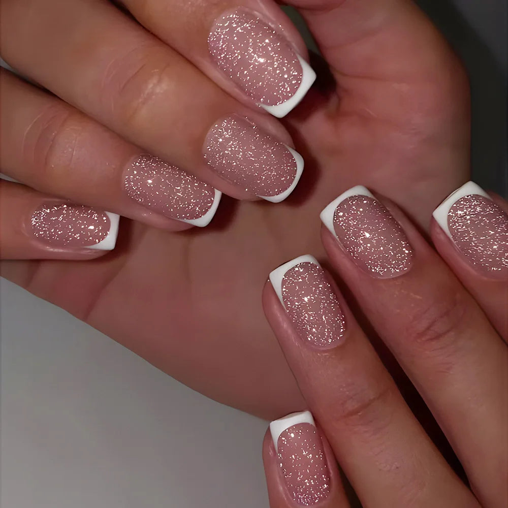 Charming Bow French Ballet Press-On Nails