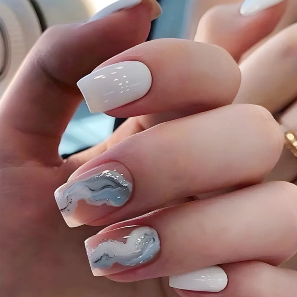 Charming Bow French Ballet Press-On Nails