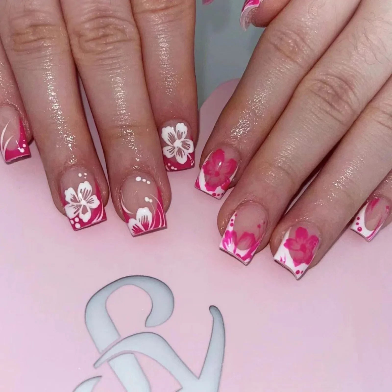 Charming Bow French Ballet Press-On Nails