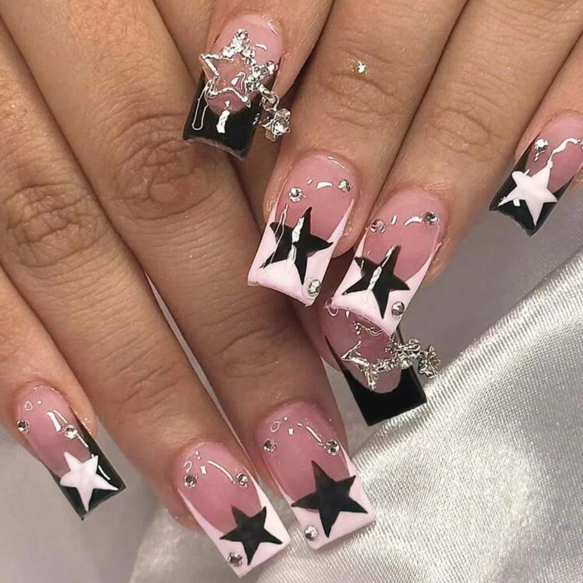 Charming Bow French Ballet Press-On Nails