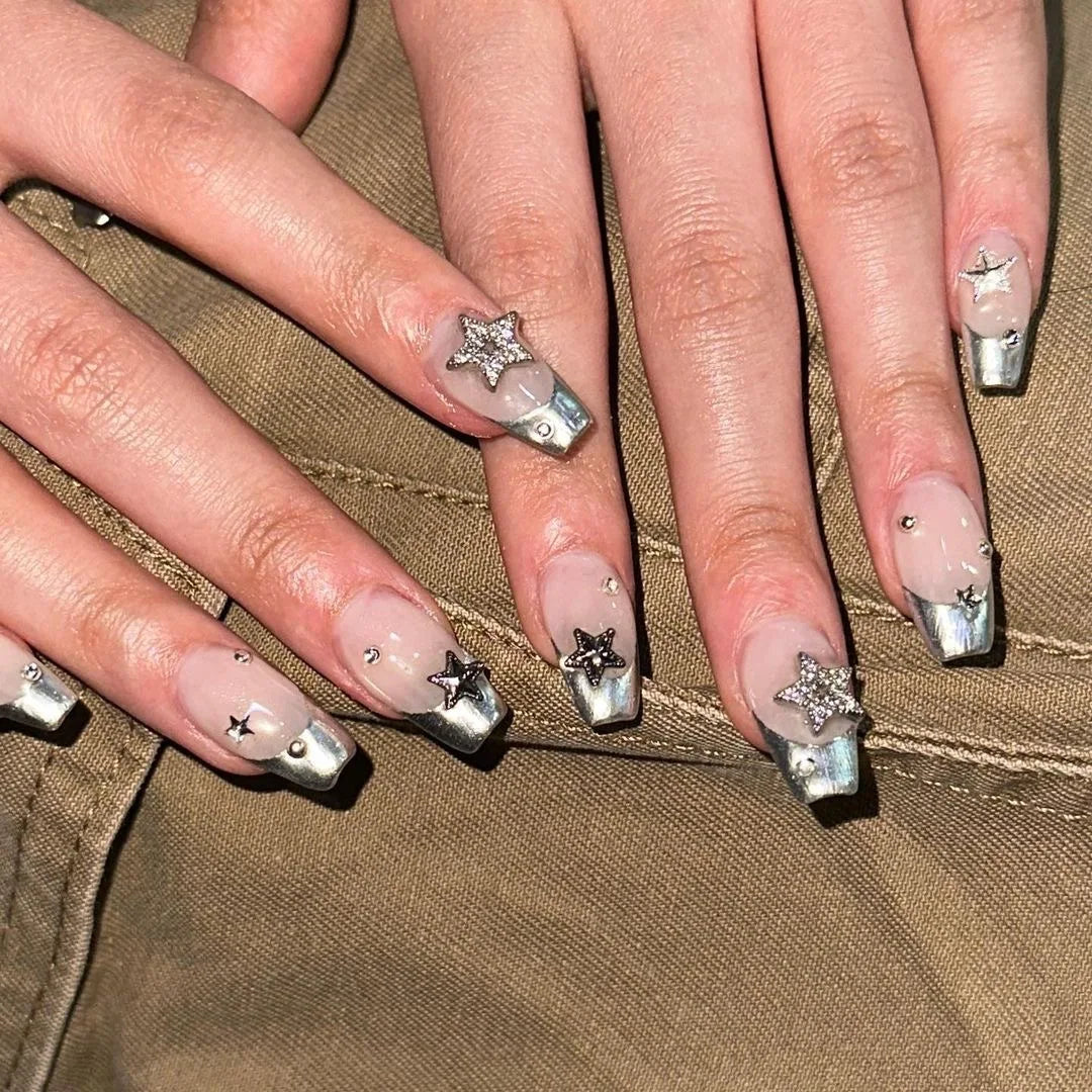 Charming Bow French Ballet Press-On Nails
