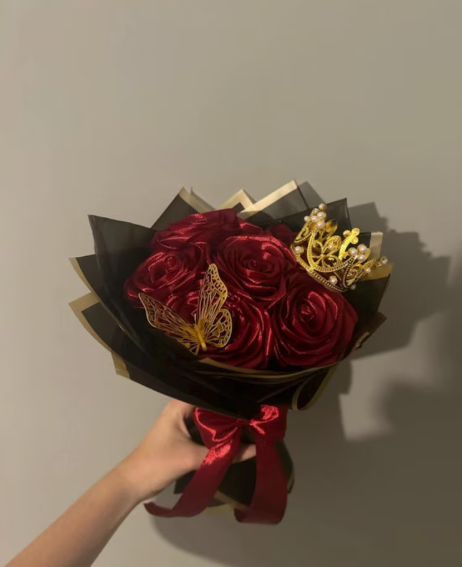 Boquet rose eterne