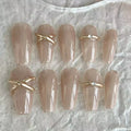 Sea Shells Handmade Press On Nails Ballerina